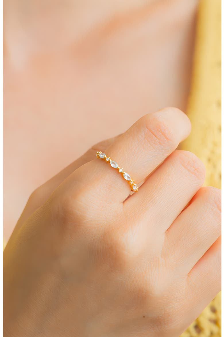 Marquis Gemstone Stacking Ring, Alternate, color, Gold