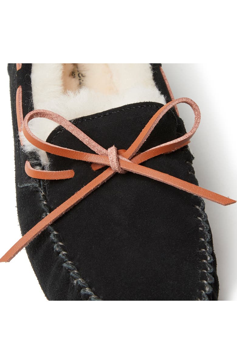 FIRESIDE BY DEARFOAMS Victoria Genuine Shearling Lined Slipper, Alternate, color,