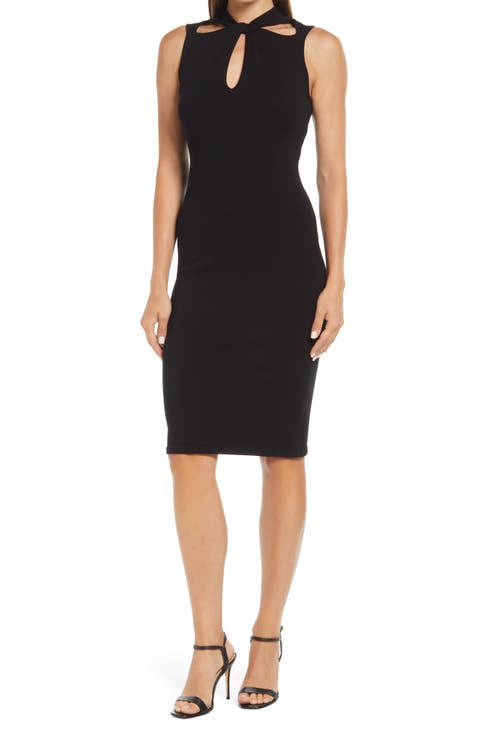 Mock Twist Sleeveless Dress
