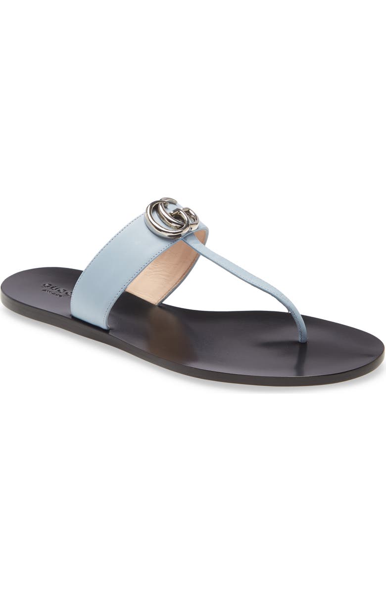 Gucci GG T-Strap Sandal, Main, color,