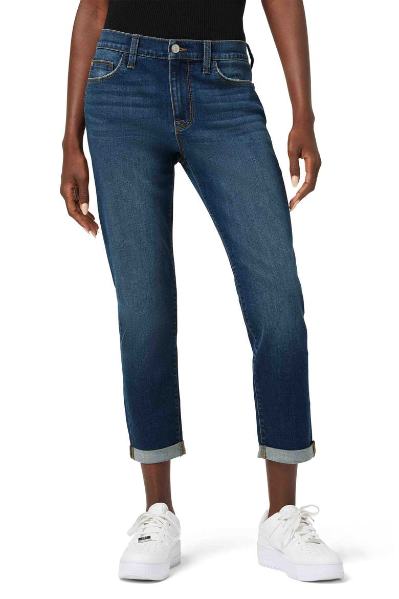 Natalie Mid Rise Slim Boyfriend Jeans, Main, color, DIANNA