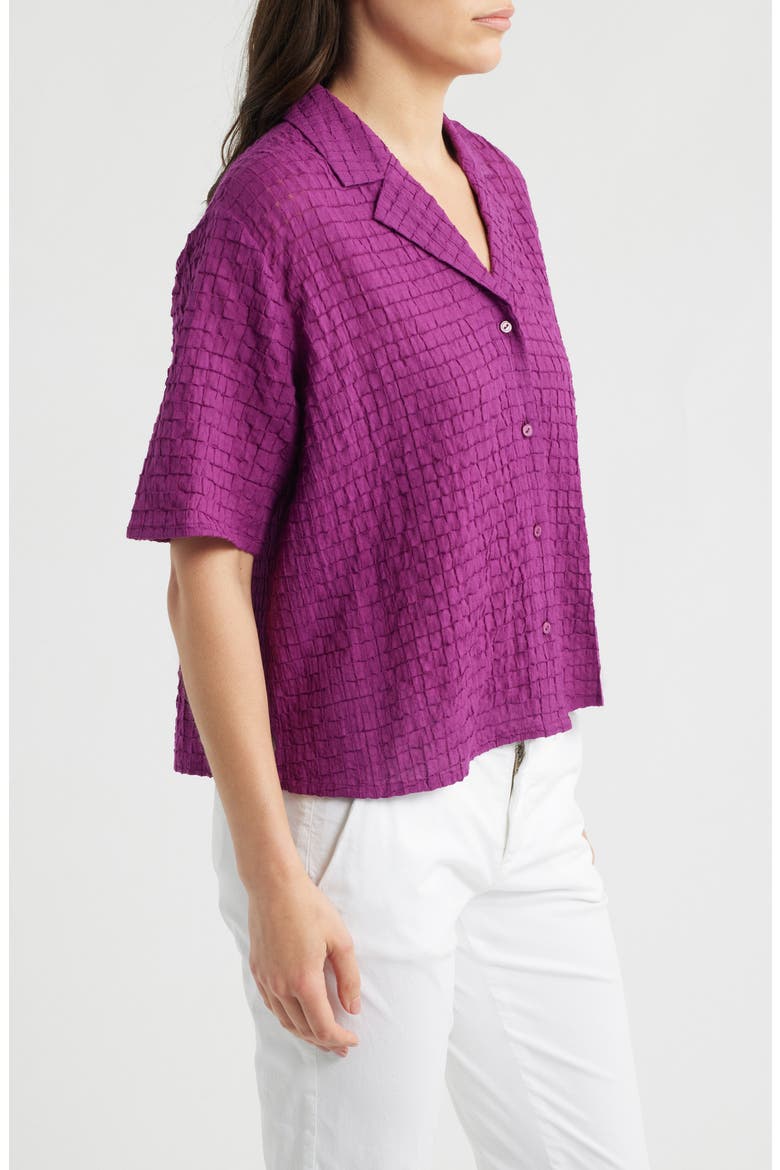 Notch Collar Shirt, Alternate, color, BRBLM