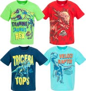 JURASSIC WORLD Jurassic Park T-Rex 4-Pack Short Sleeve T-Shirts
