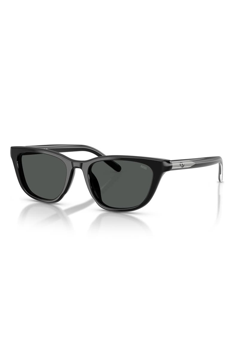 DIESEL<sup>®</sup> 52mm Cat Eye Sunglasses, Alternate, color, 
