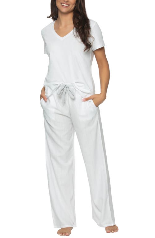 Felina Mirielle Pajamas In White