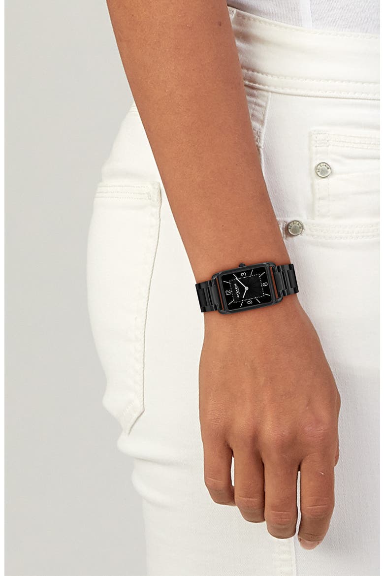 Elliot Bracelet Watch, 26mm, Alternate, color, BLACK