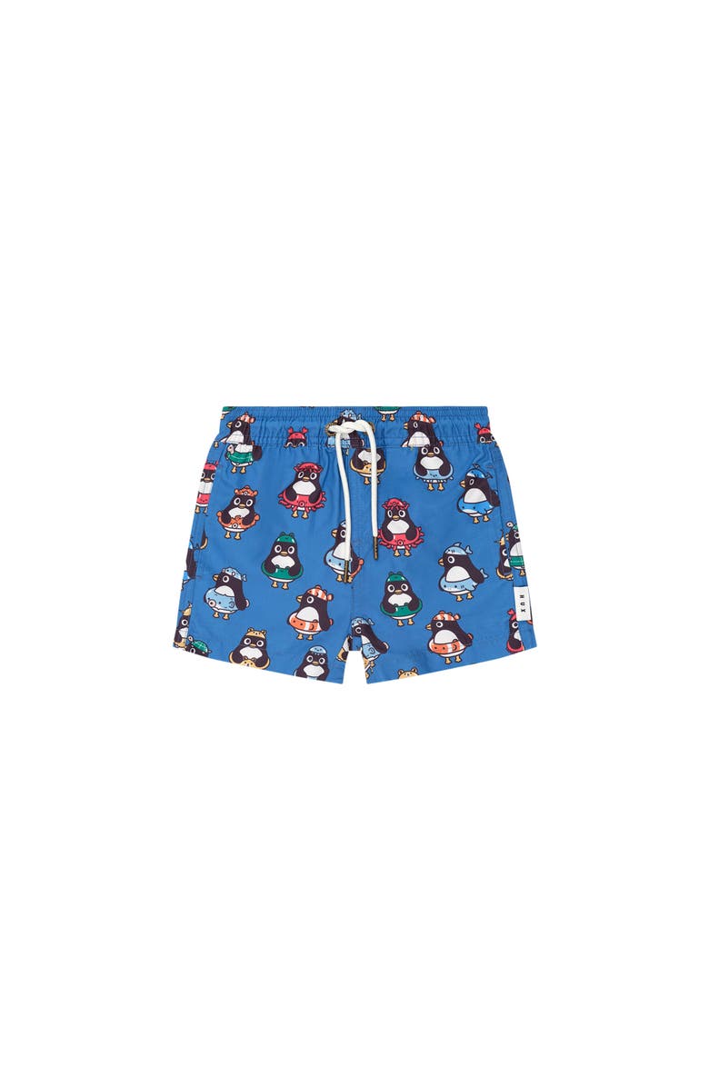 Huxbaby Percy Floatie Boardshort, Main, color, Blue Multi