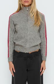 Princess Polly Caysey Front Zip Sweater
