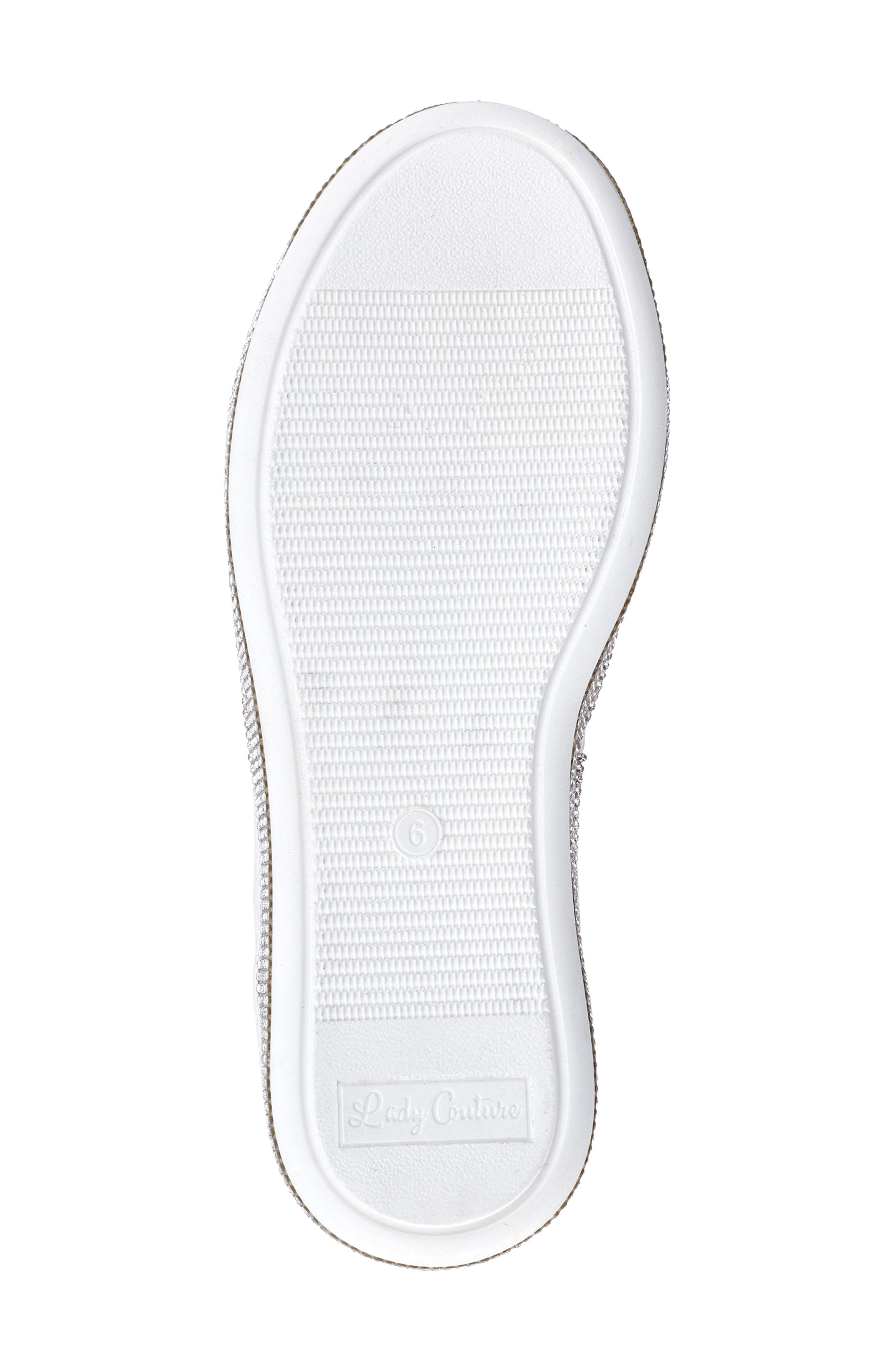 LADY COUTURE Legend Rhinestone Sneaker, Alternate, color, White
