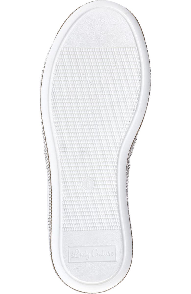 LADY COUTURE Legend Rhinestone Sneaker, Alternate, color, White