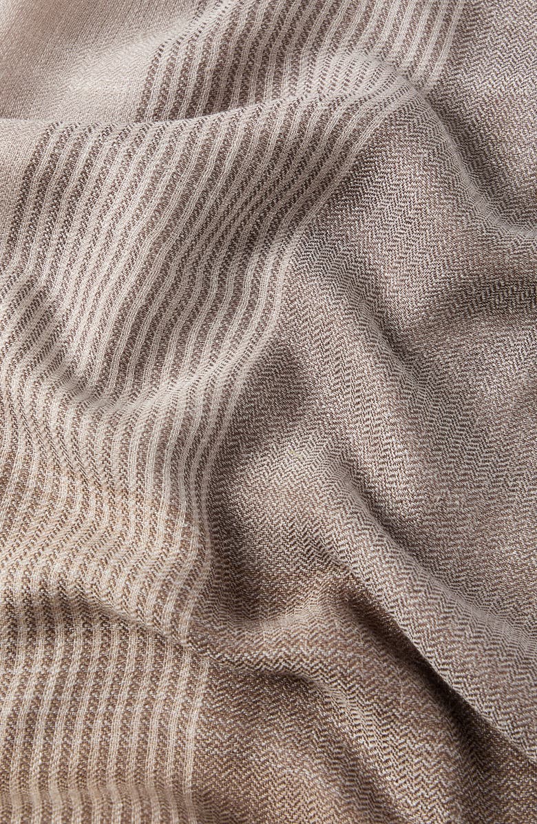 Brunello Cucinelli Linen and silk scarf, Alternate, color, Yuta
