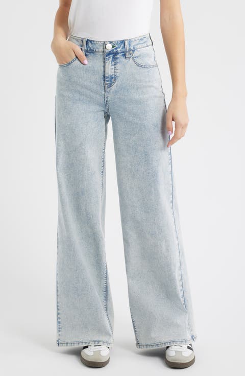High Wasit Wide Leg Jeans
