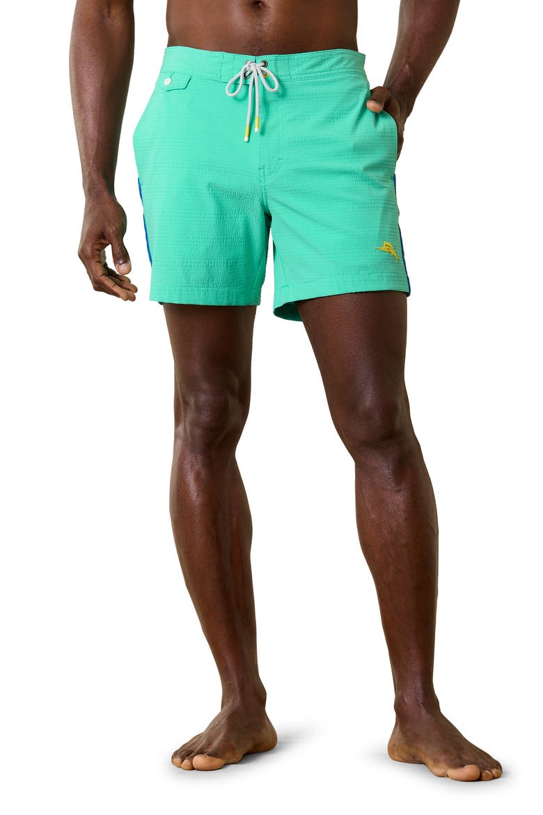 Rialto Nova Wave 6 Board Shorts, Main, color, AQUA ALOHA