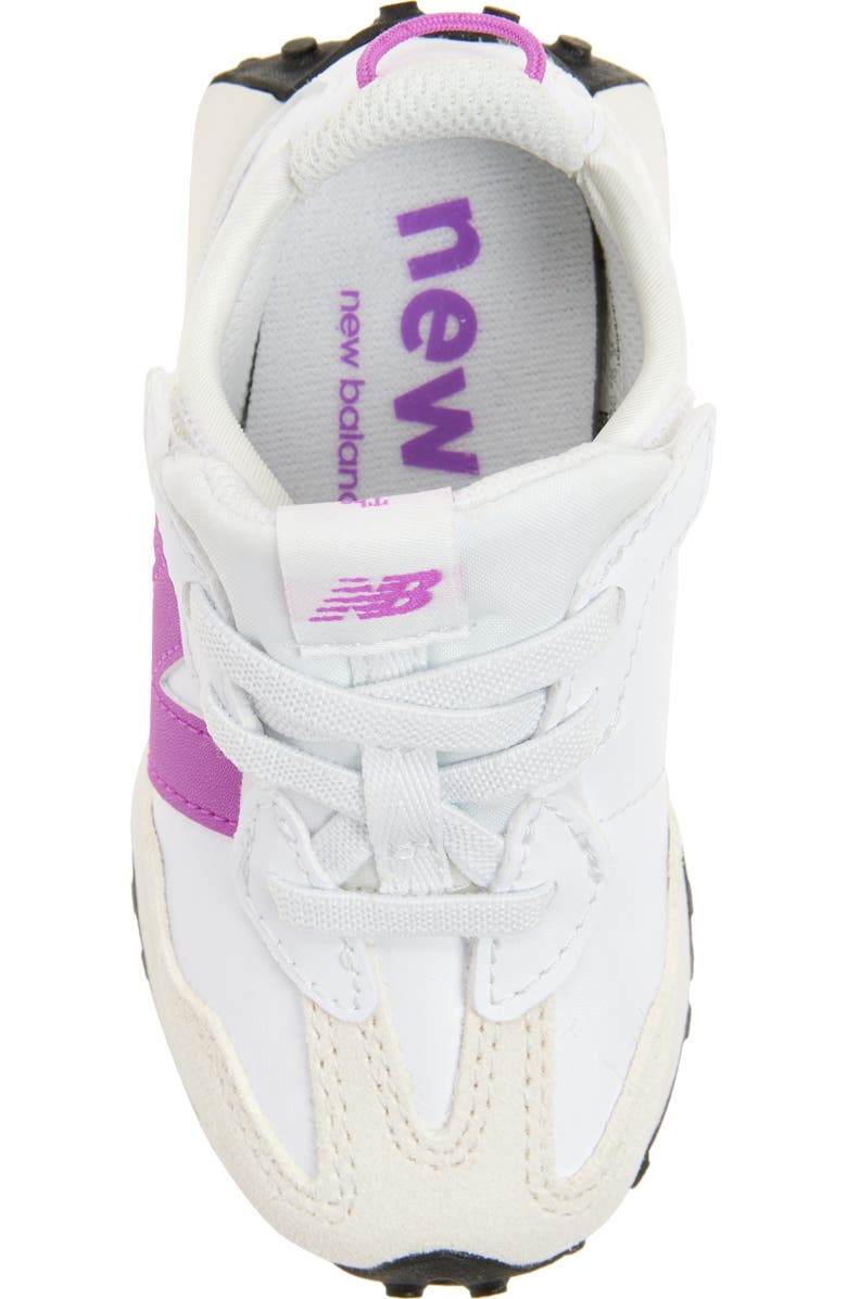 New Balance Kids' 327 Sneaker, Alternate, color, White/ Passion Fruit