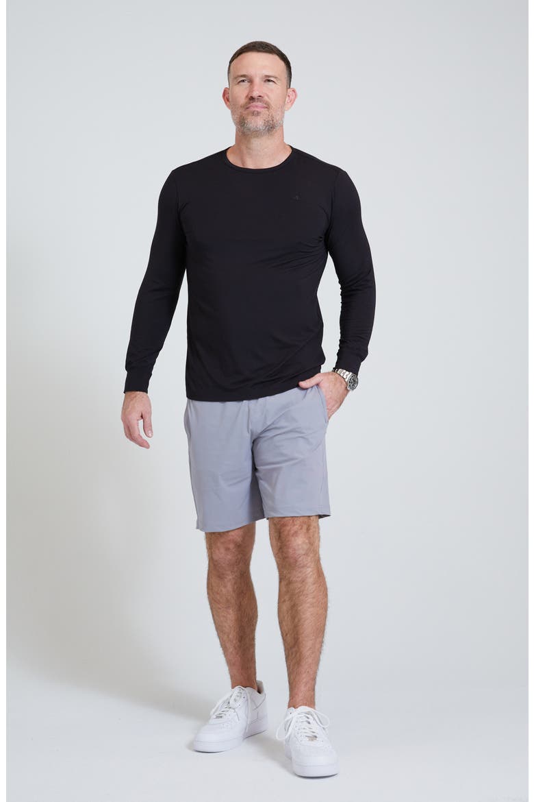 Russell Long Sleeve T-Shirt, Alternate, color, TUXEDO