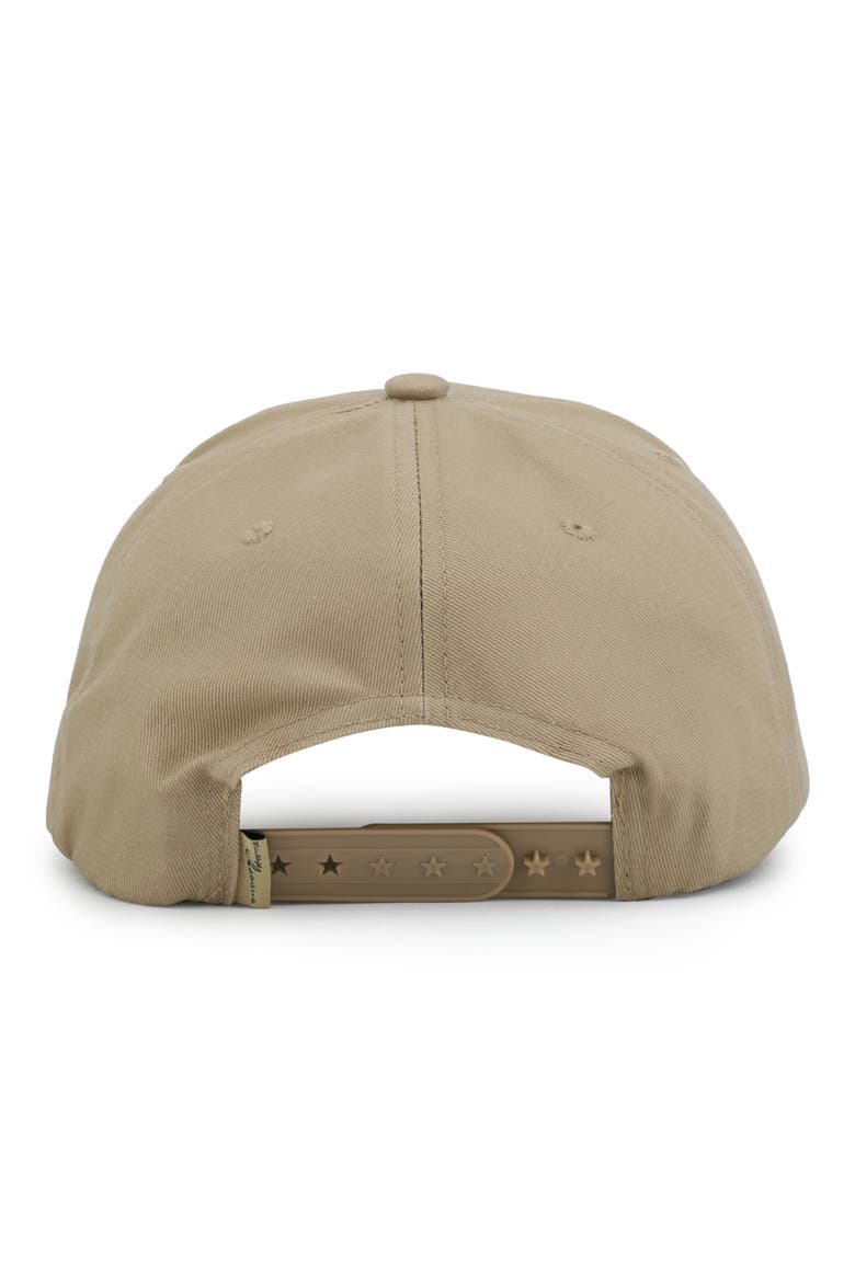 Silicone Patch Baseball Cap, Alternate, color, KHAKI/ BLACK
