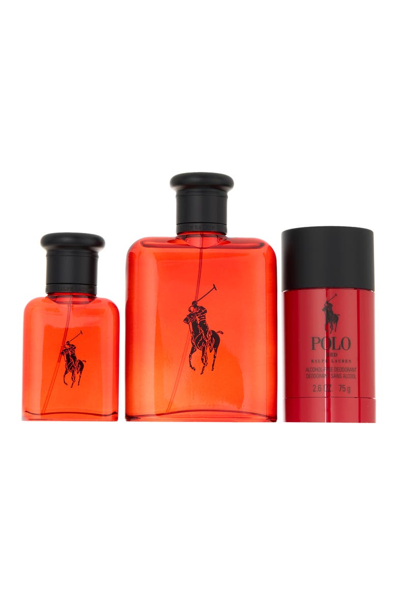 Polo Red Eau de Toilette 3-Piece Gift Set, Main, color, NO COLOR