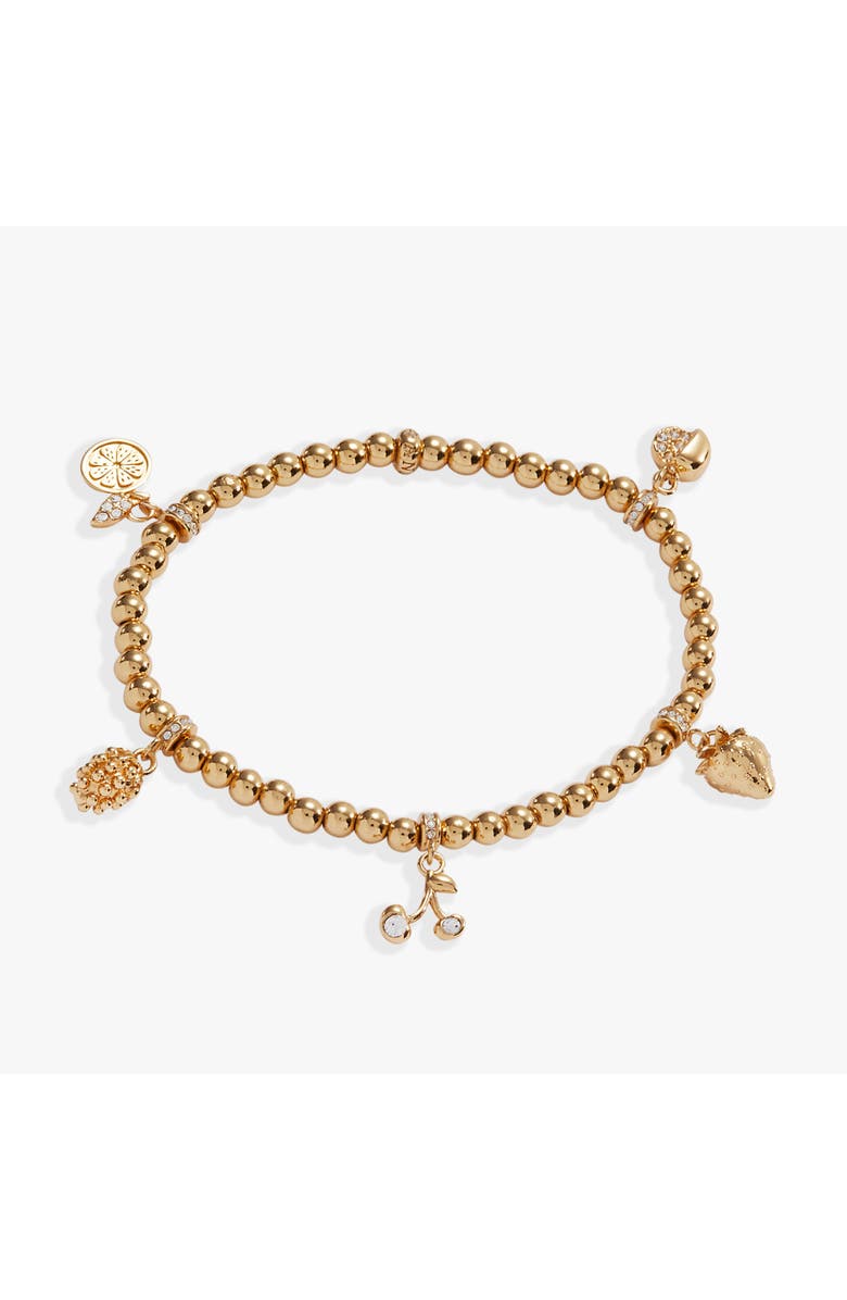 Alex and Ani Summer Fruits Charm Stretch Bracelet, Main, color,