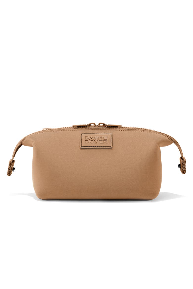 Hunter Small Neoprene Toiletry Bag, Alternate, color, CAMEL