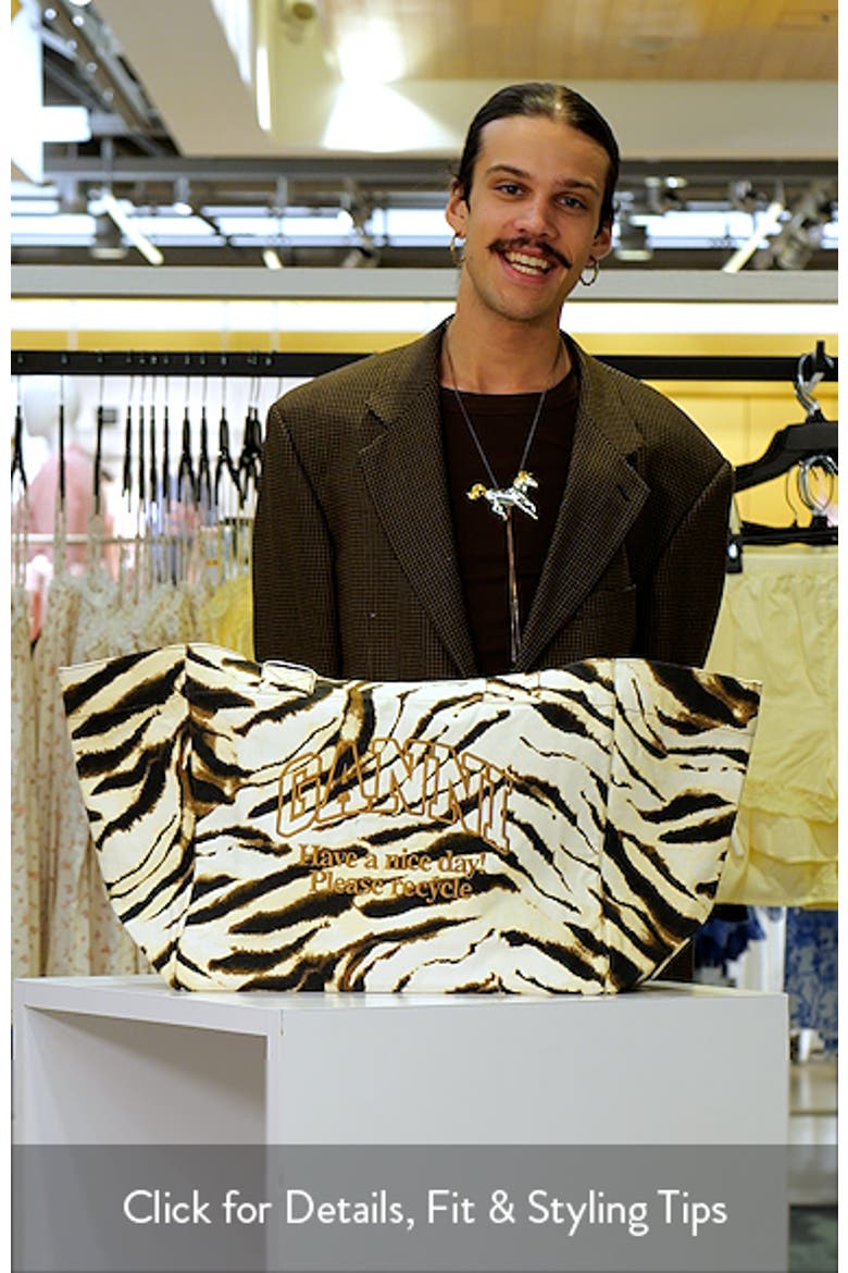 XXL Zebra Print Shopper Bag video