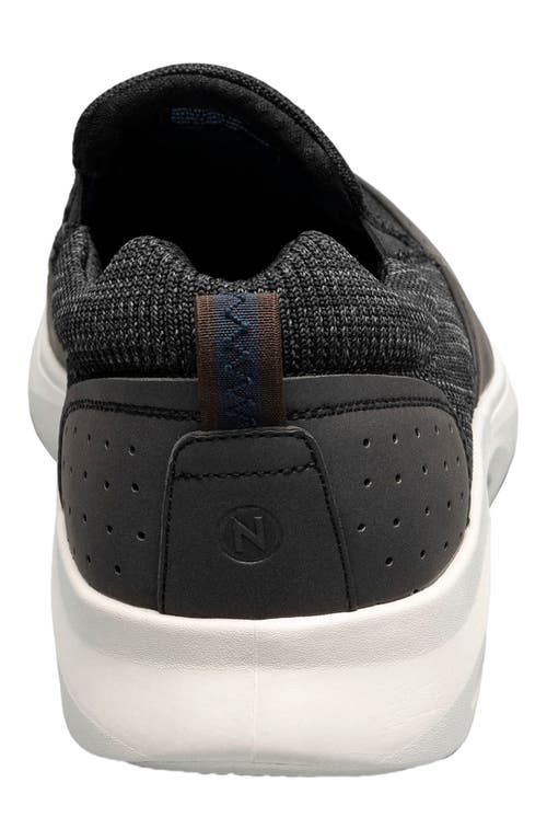 Nunn Bush Men's Ponte Knit Slip On Shoe In Black Multi