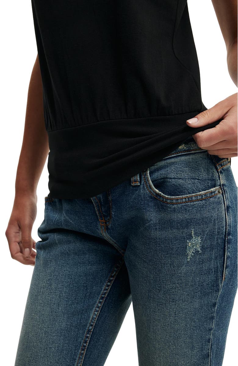 Cotton On Women's Olivia Basque Cami, Alternate, color, Black