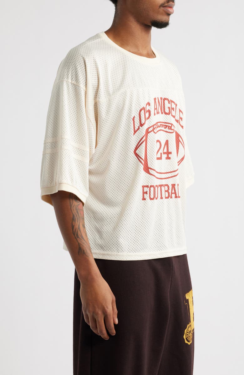 Elwood Mesh Practice Jersey Top, Alternate, color, Field White