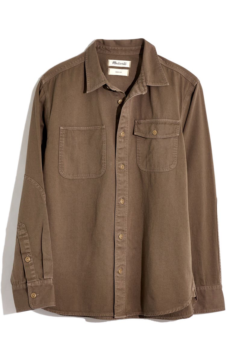 Madewell Garment Dyed Work Shirt, Alternate, color,