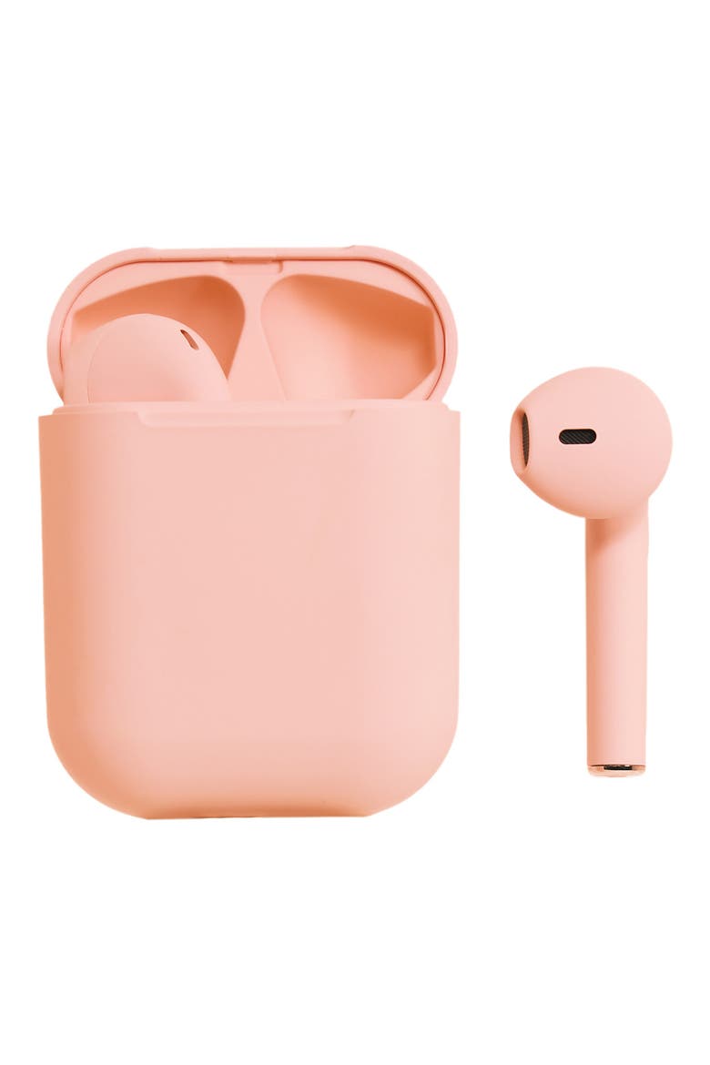 Silicone Earbuds with Case, Main, color, MELON