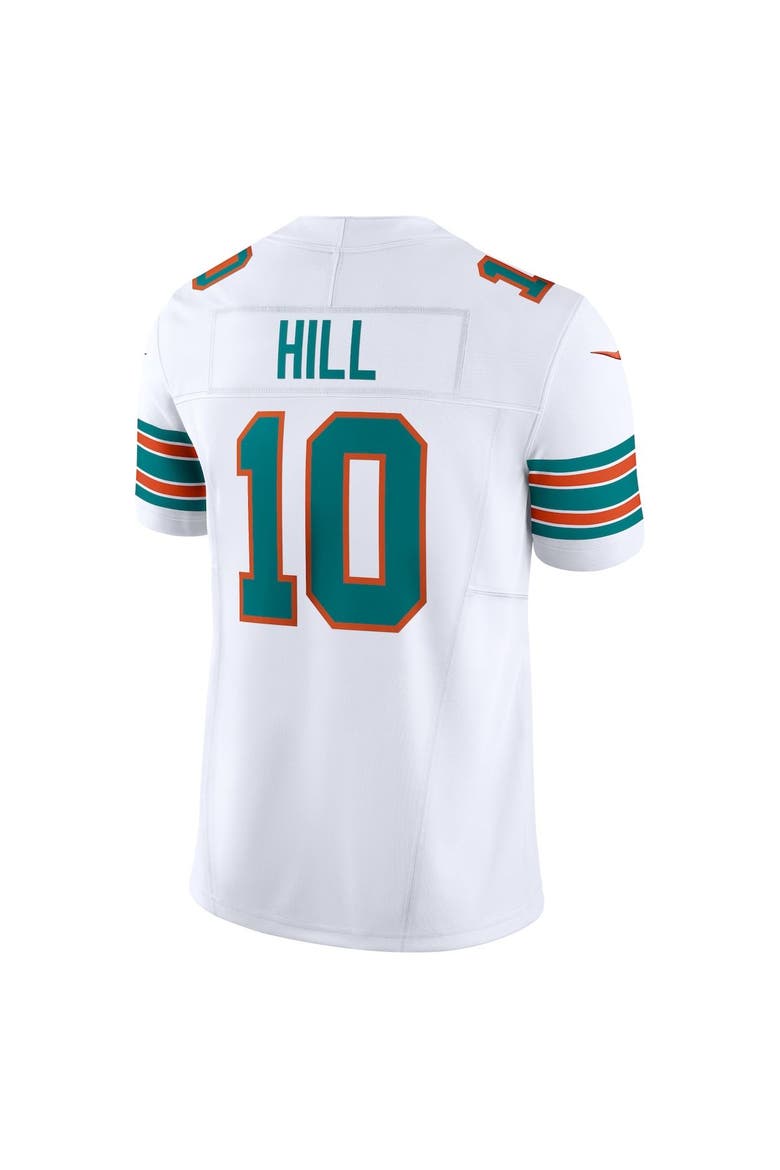 Men's Nike Tyreek Hill White Miami Dolphins Vapor F.U.S.E. Limited Jersey, Alternate, color, White