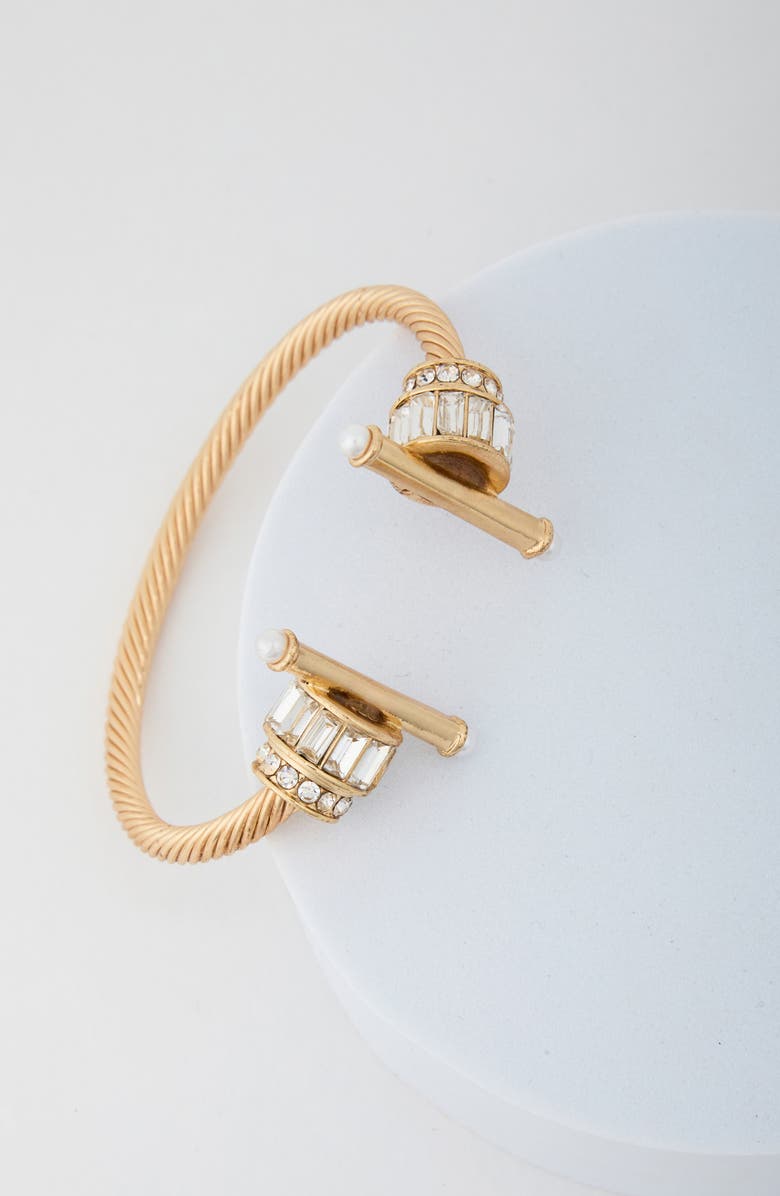 SAACHI Charm Statement Cuff Bracelet, Alternate, color,