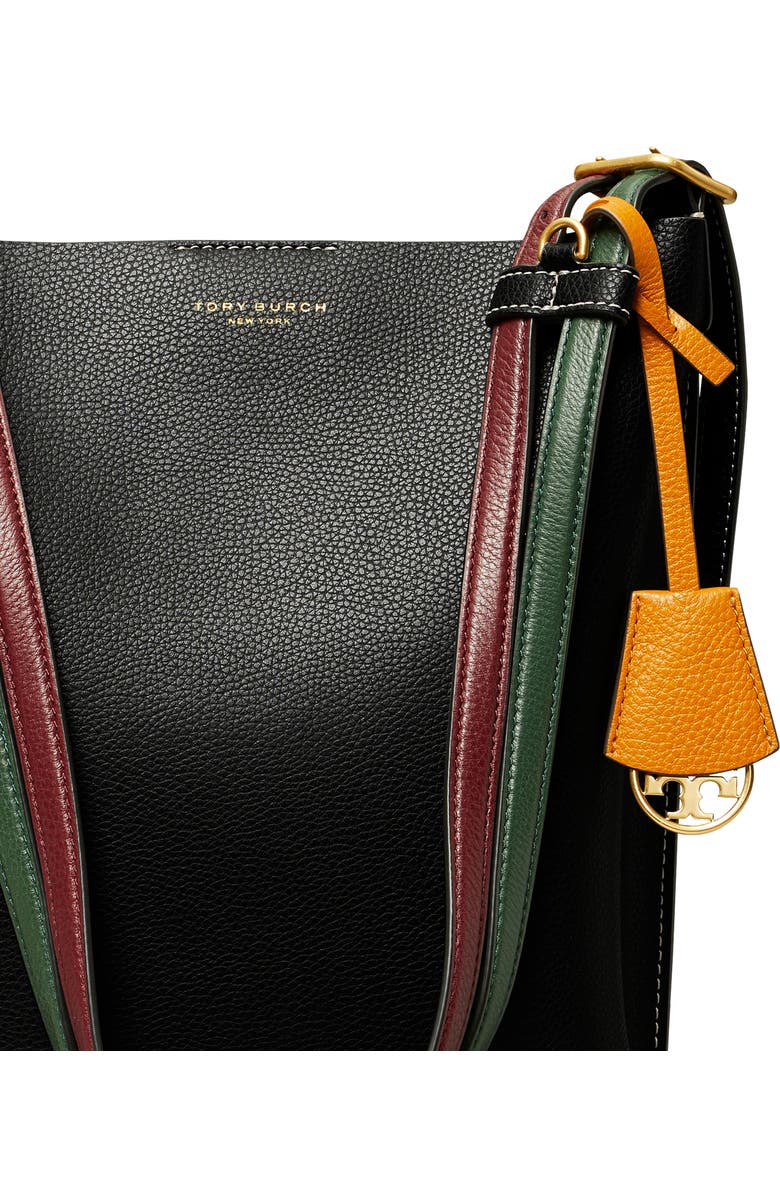 Tory Burch Perry Leather Bucket Bag, Alternate, color,