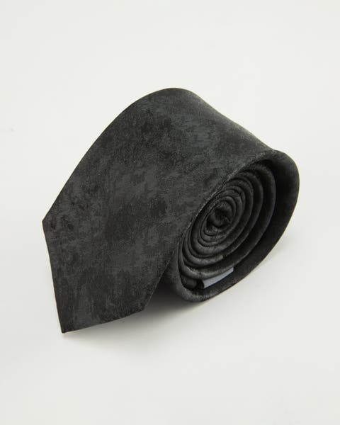 Marble Cloud Silk Jacquard Tie