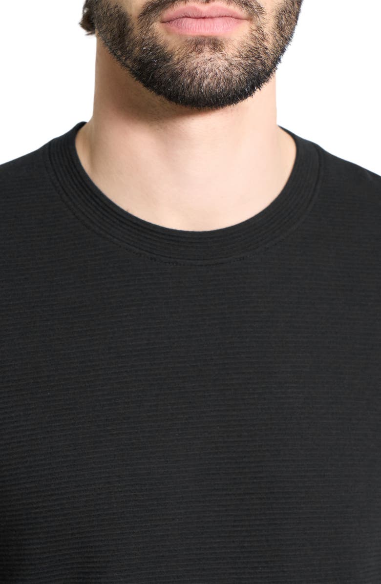 Theory Delroy Studio Textured T-Shirt, Alternate, color, Black