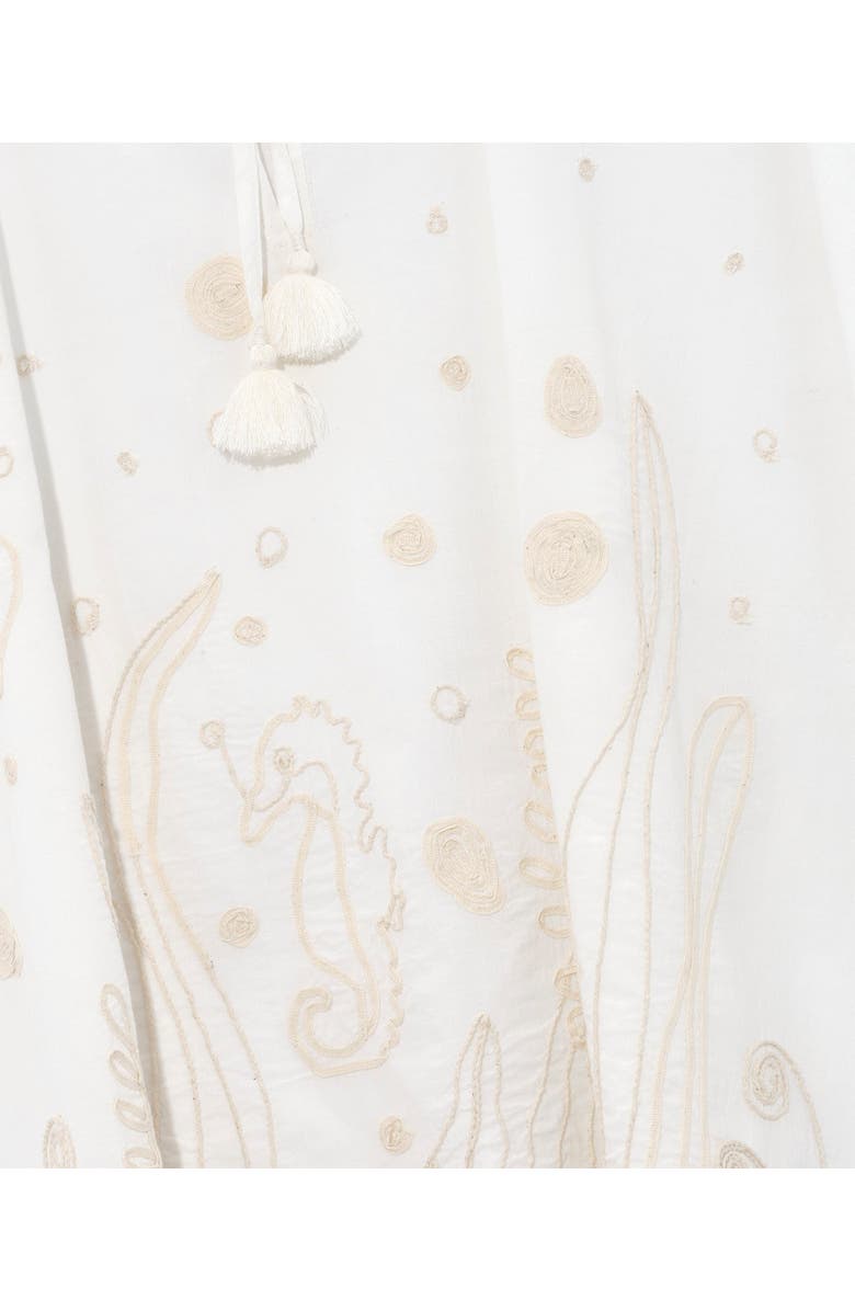 Echo Neptune'S Garden Caftan, Alternate, color, Cream