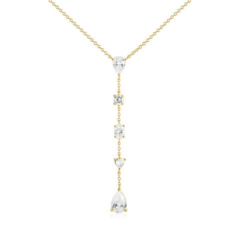 Lunar Crystal Drop Pendant