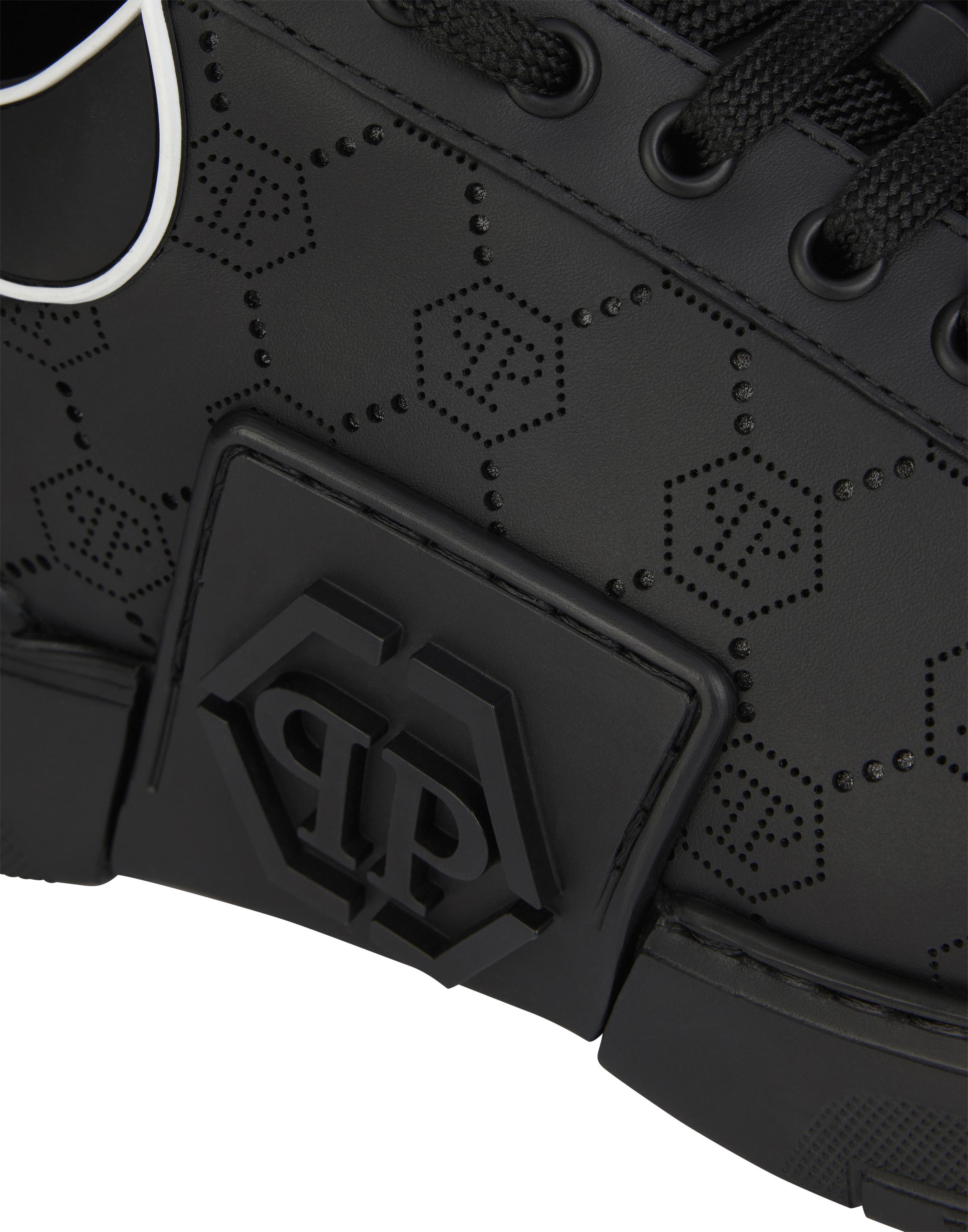 Low Top Sneakers Phantom Monogram Unisex, Alternate, color, black/black