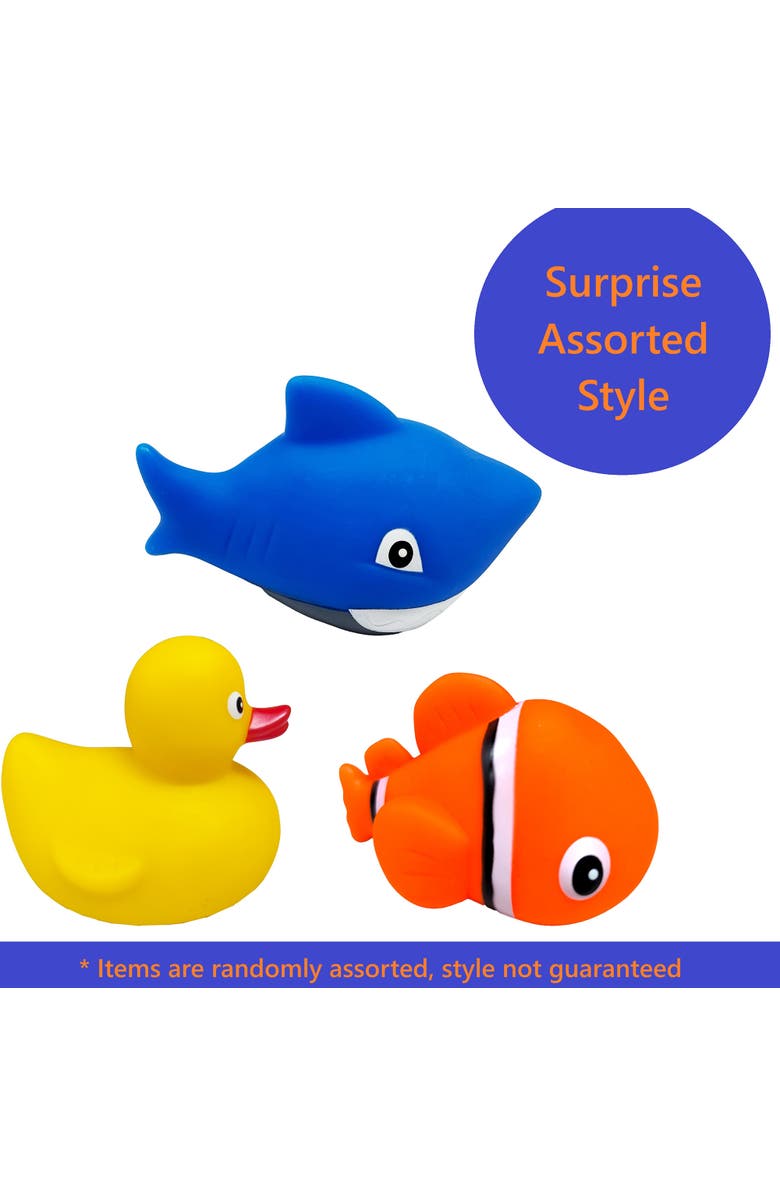 RIPPLE Led Lightup Pool Toy Duck, Shark and Clownfish, Alternate, color, Multicolored