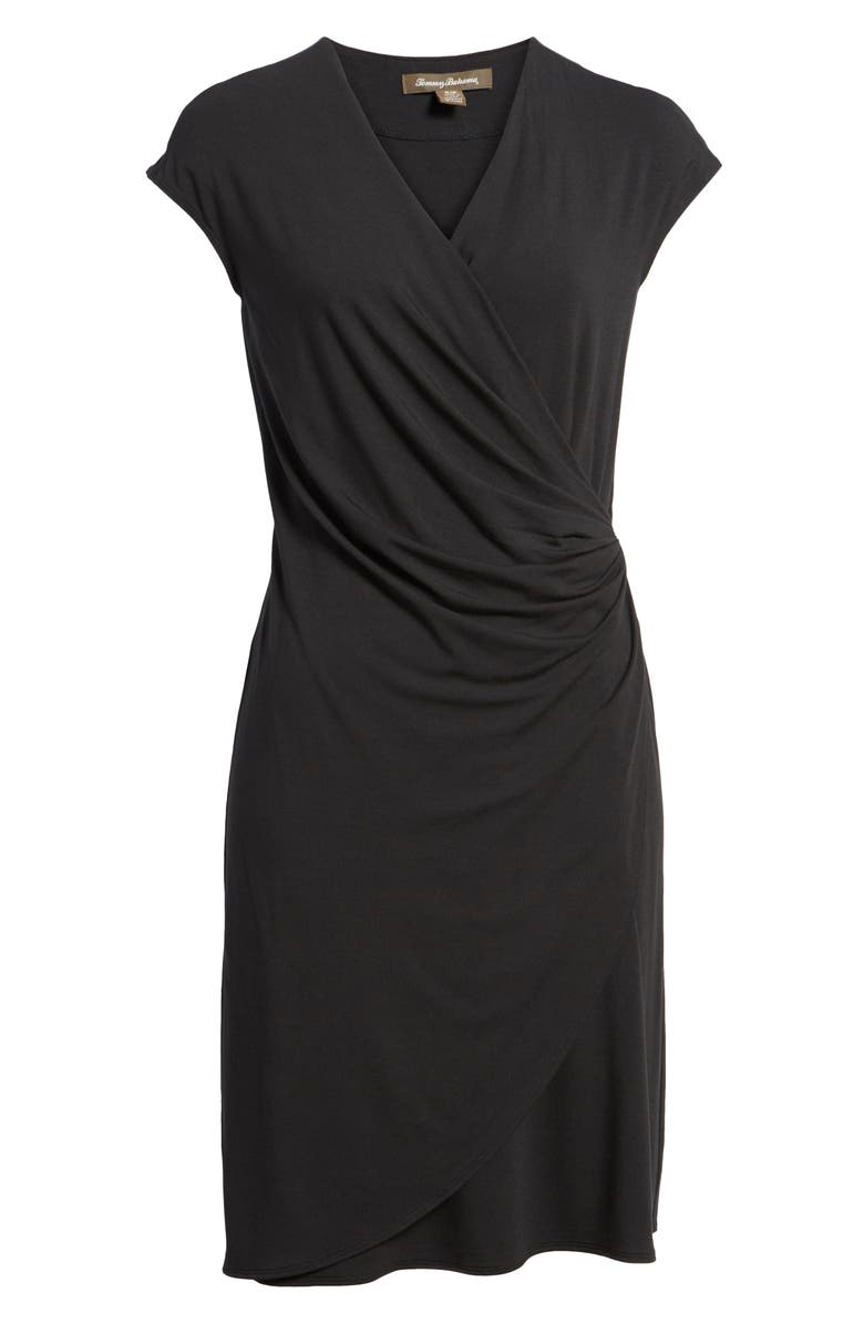 Tommy Bahama Tambour Side Gathered Jersey Dress, Alternate, color,