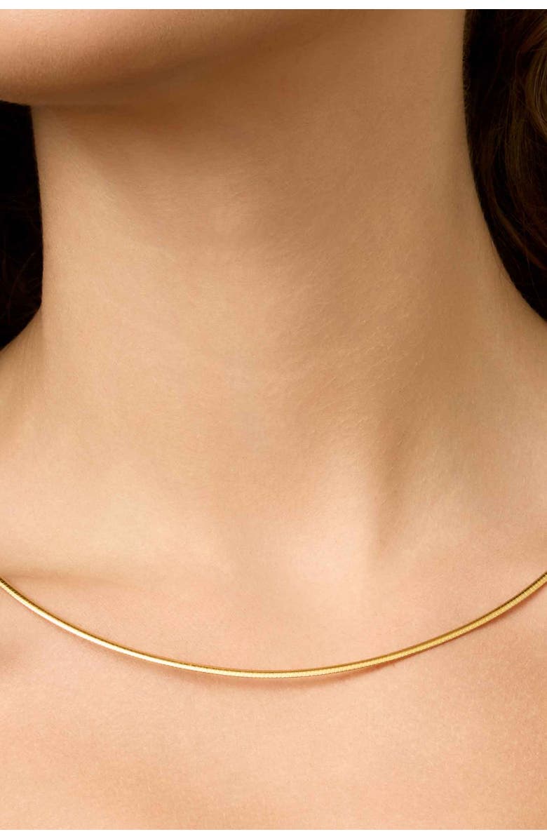 Oradina 14K Yellow Gold Couture Collar Necklace, Alternate, color, Yellow Gold