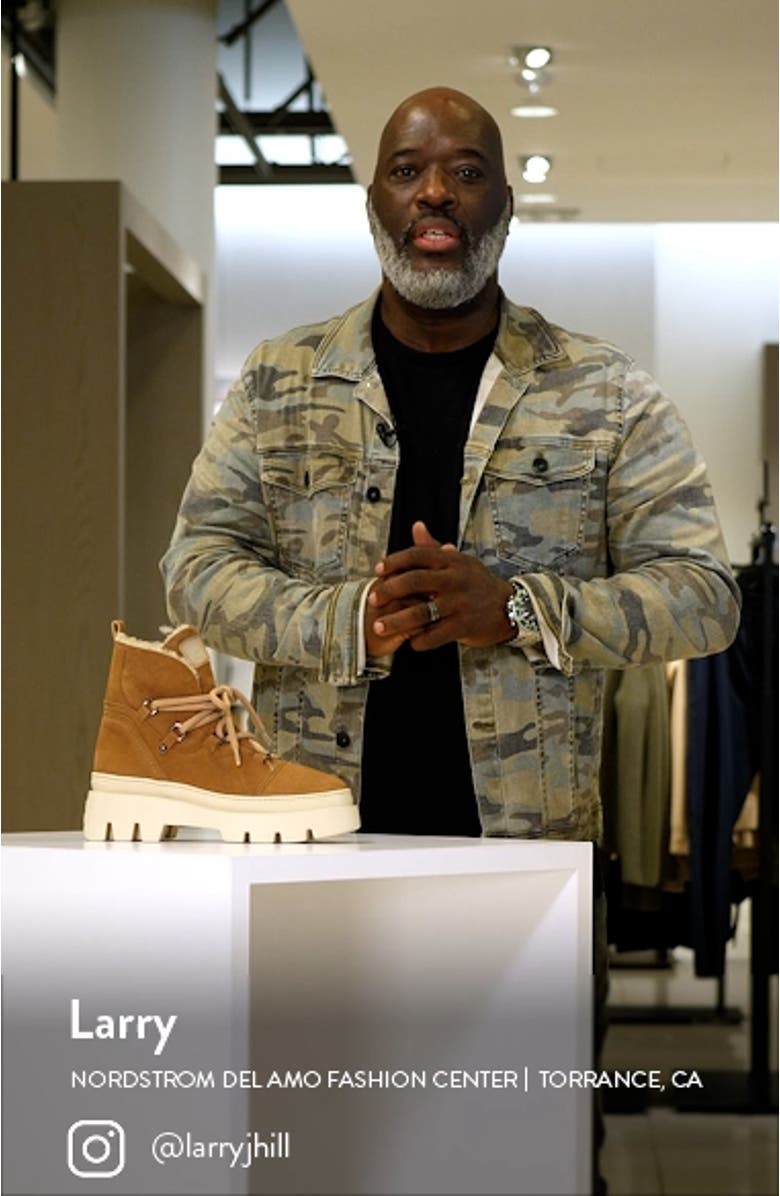 Pandora Fluff Genuine Shearling Boot, sales video thumbnail