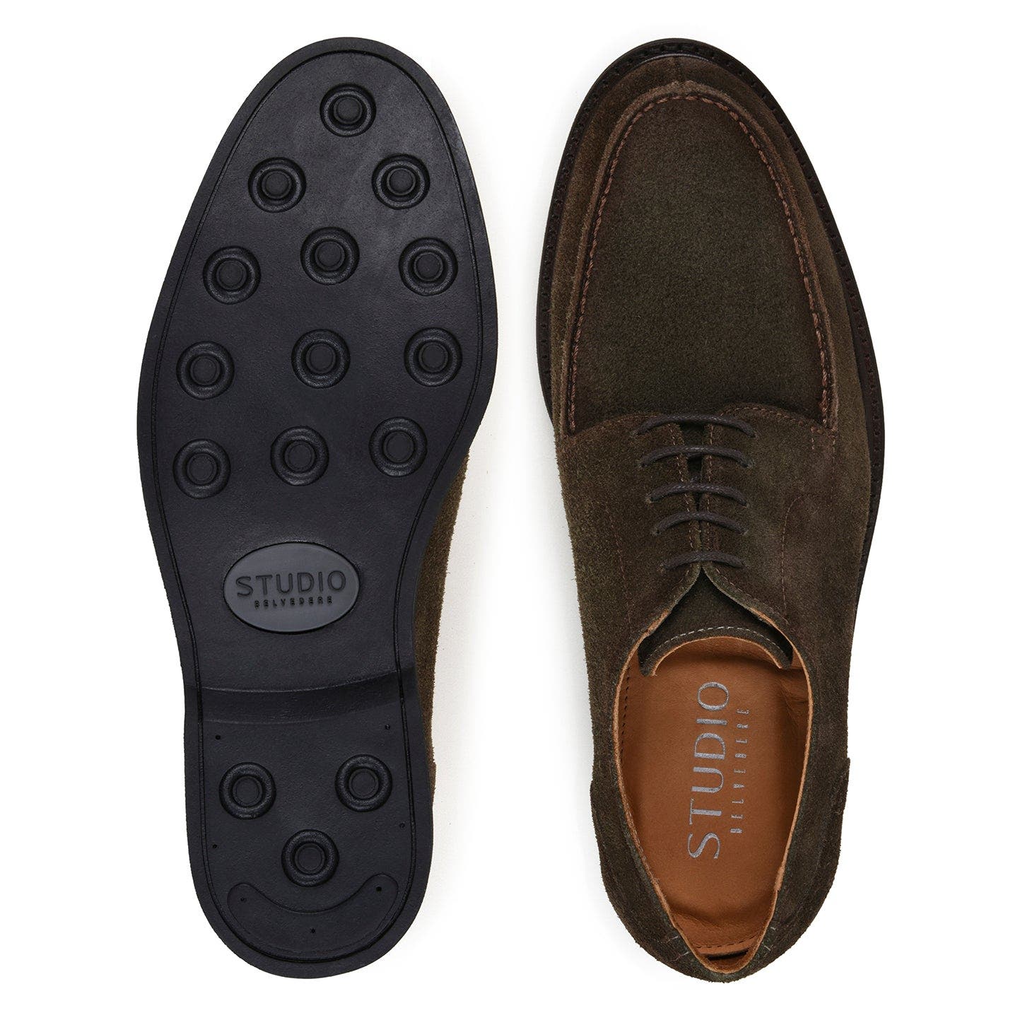 Belvedere Franco Suede Split Toe Derby (Men) | Nordstrom
