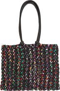 Clare V. Sandy Woven Market Tote