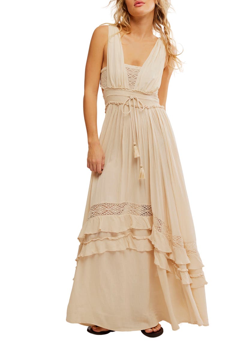 Free People Endless Summer by Free People Santa Maria Maxi Dress, Main, color, Summer Khaki