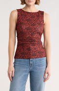 Madewell Ruched Floral Top