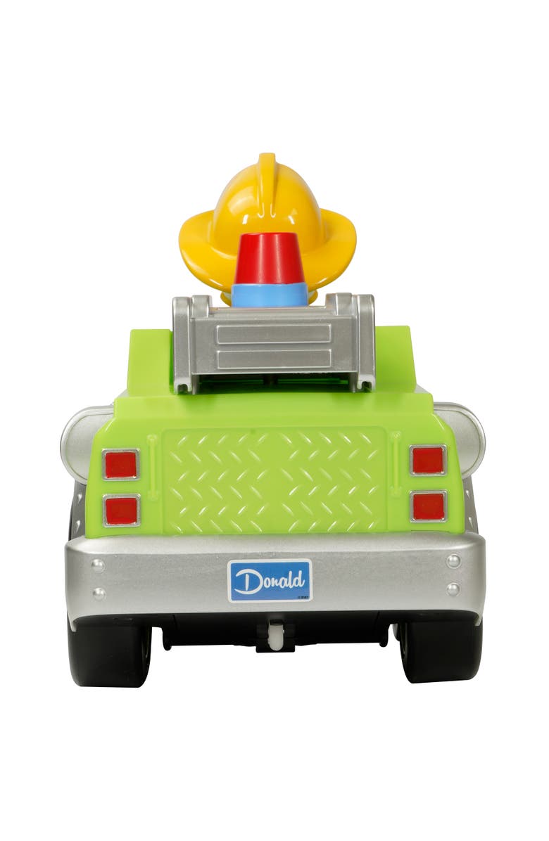 Disney Junior 9 Inch R/C Donald Duck Firetruck Forest Services, Alternate, color, Multicolored