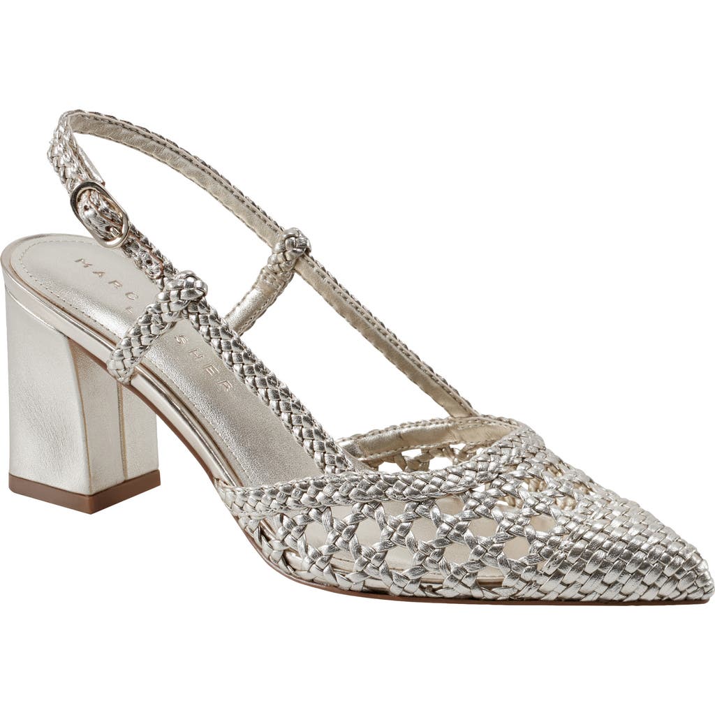 MARC FISHER LTD MARC FISHER LTD ZUNNIE SLINGBACK POINTED TOE PUMP