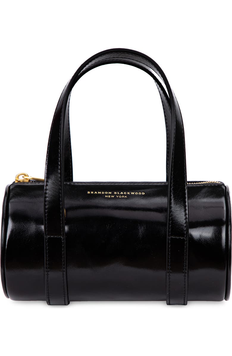 Brandon Blackwood Mini Leather Duffle Bag, Main, color,