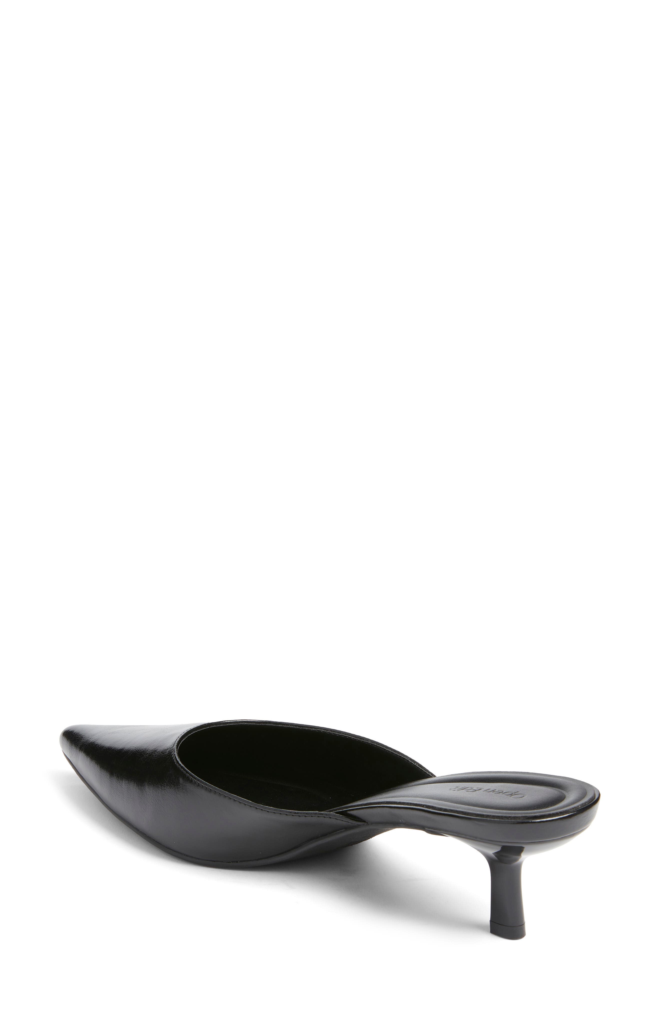 Carmen Mule Pump, Alternate, color, BLACK CRINKLE