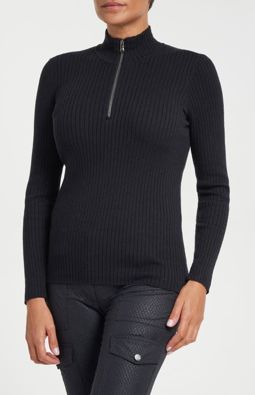 Anatomie Stacey Ribbed Sweater in Black 